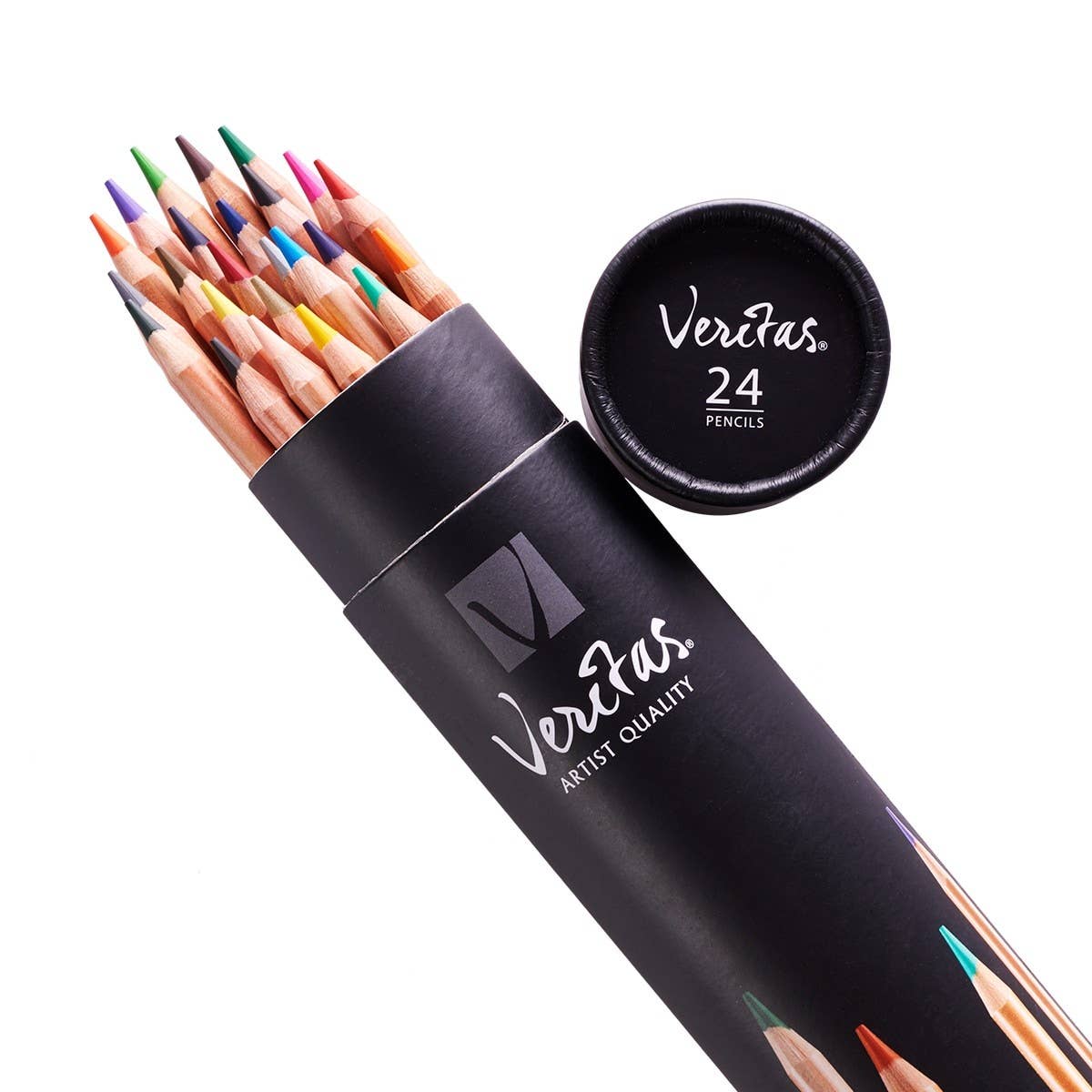 Christian Art Gifts - Coloring Pencils Veritas 24/set Round