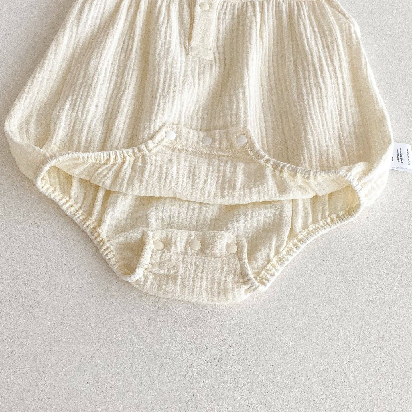 Baby Girl Sleeveless Flowers Bodysuit
