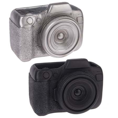 Camera Planter - Black or Silver