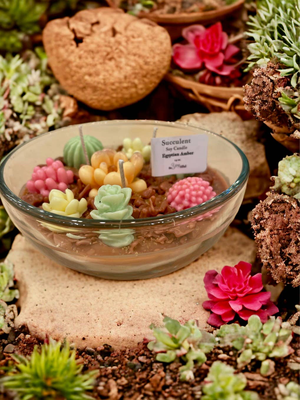 Succulent Candles