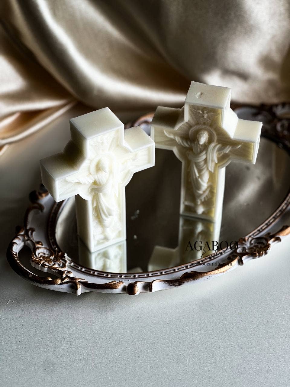 Jesus Statue Candle 5.5x4in - Religion