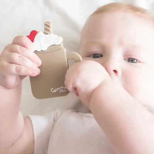 Ergonomic Milkshake Baby Teether Toy