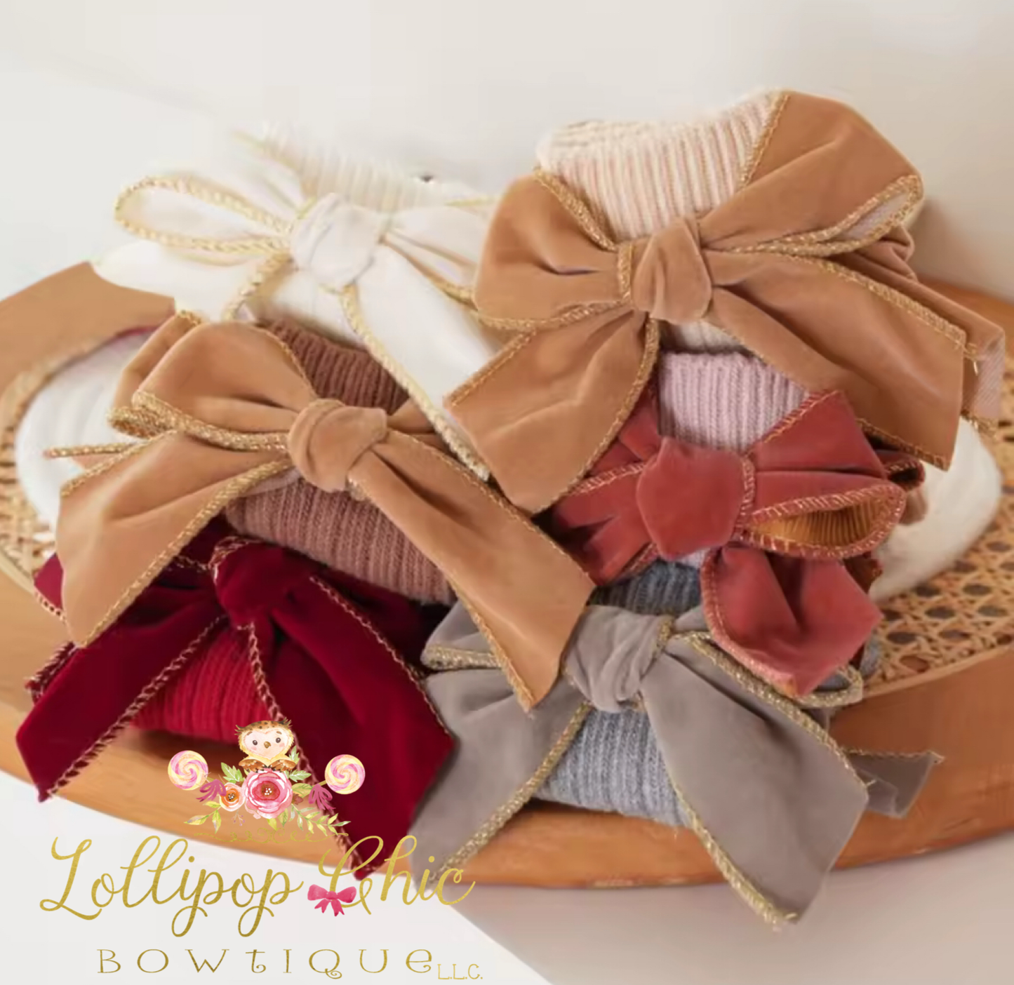 Baby Girls Winter Bow High Knee Socks