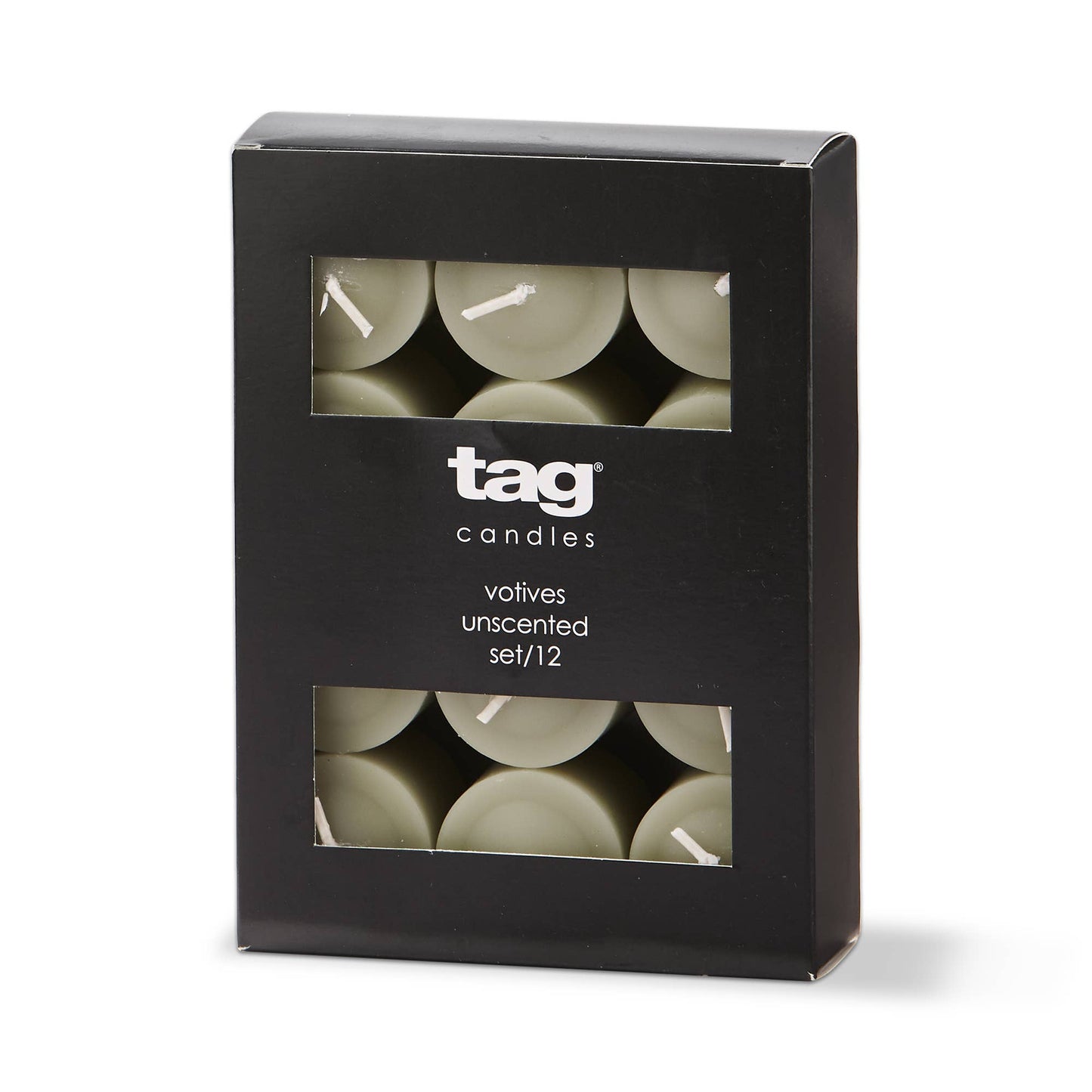 Votive Candles 12 Sage Wax Everyday