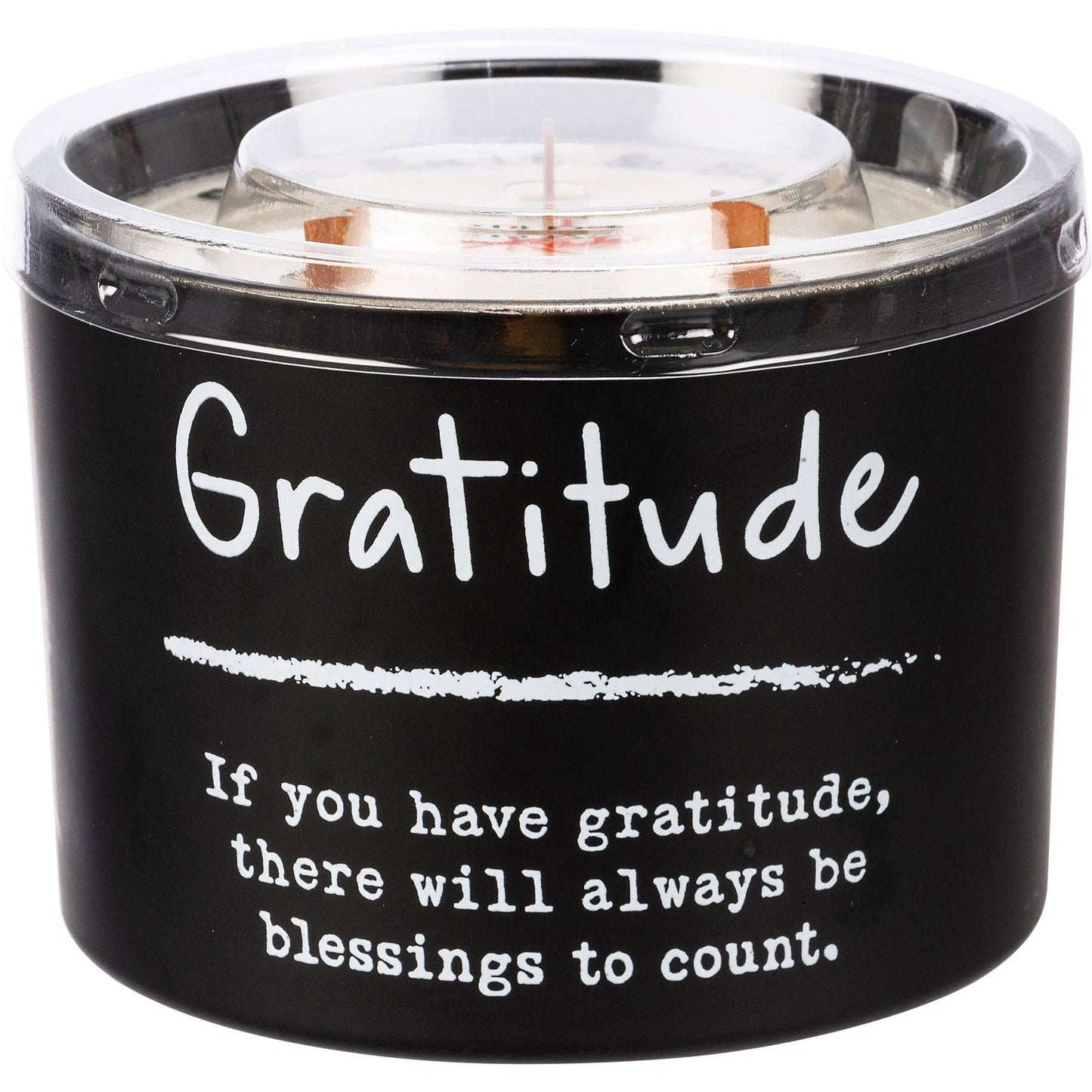 Gratitude Poetry Candle