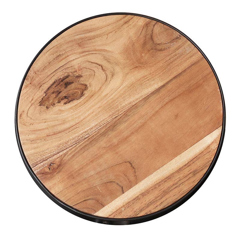 10" Iron Rim Serv Wood Board