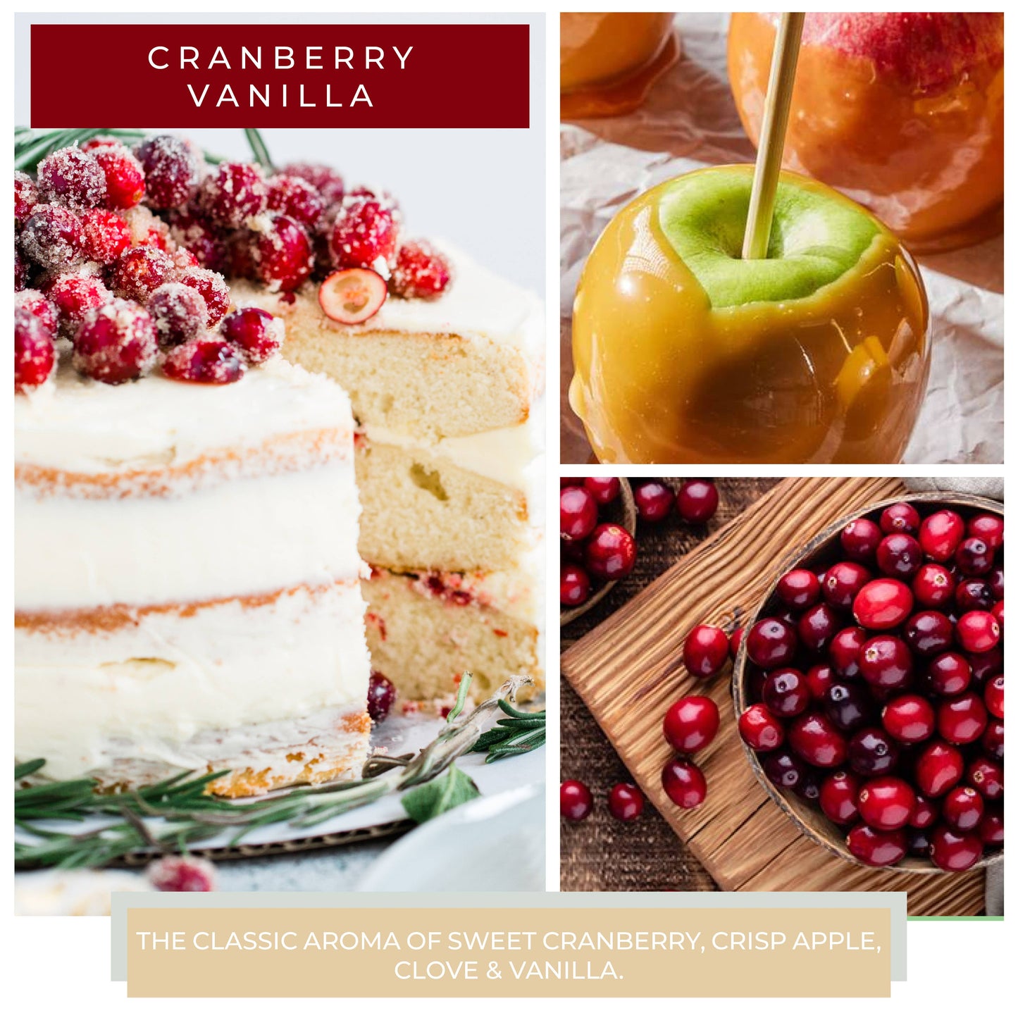 Cranberry Vanilla Candle (34oz.)
