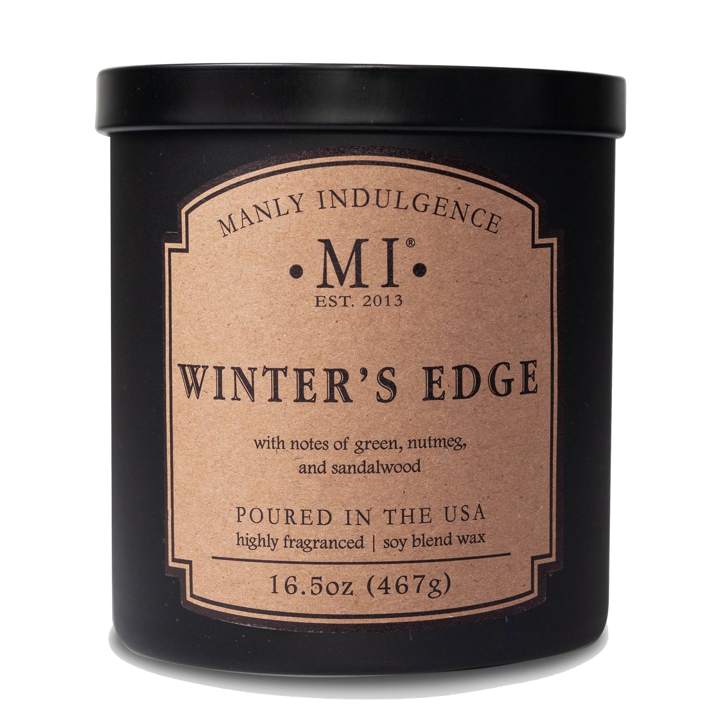 Manly Indulgence Classic+ Winter's Edge, 2 Wick, 16.5 oz