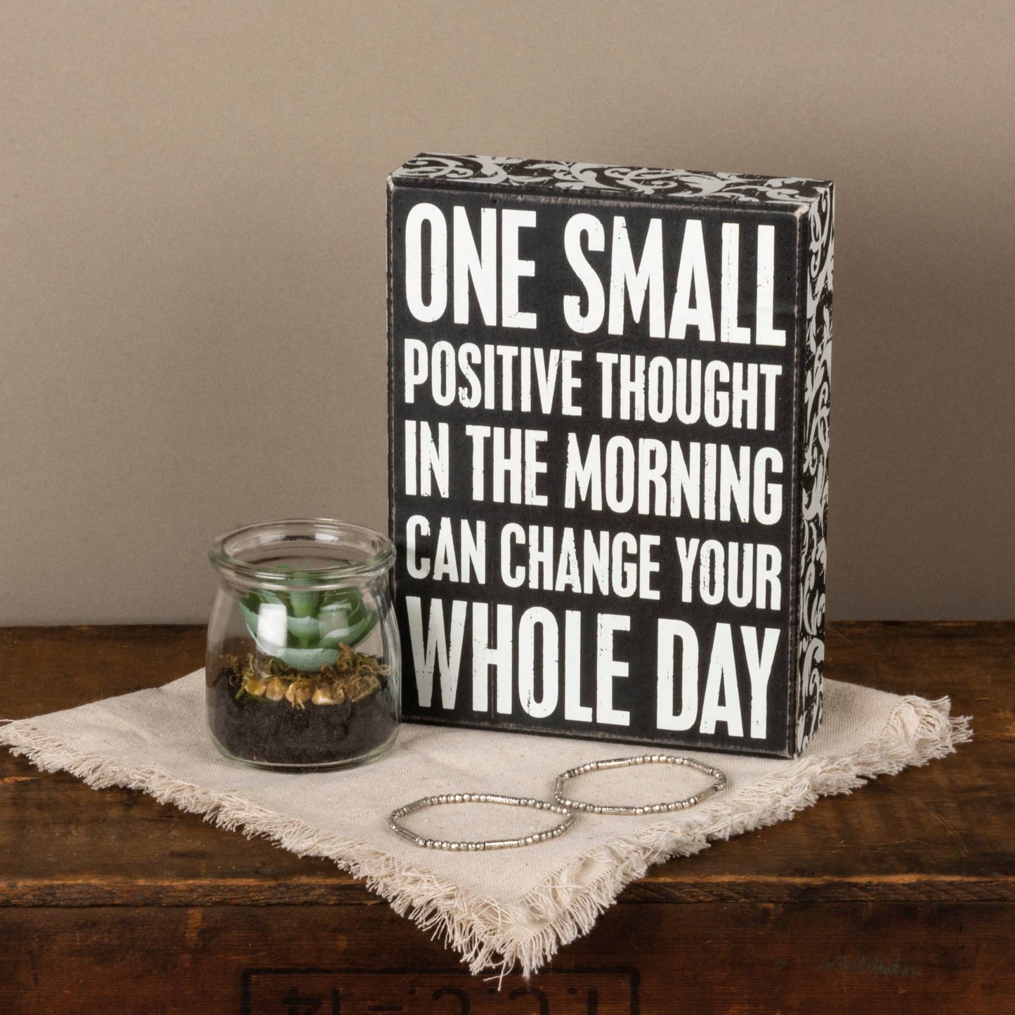 Signo de pensamiento positivo