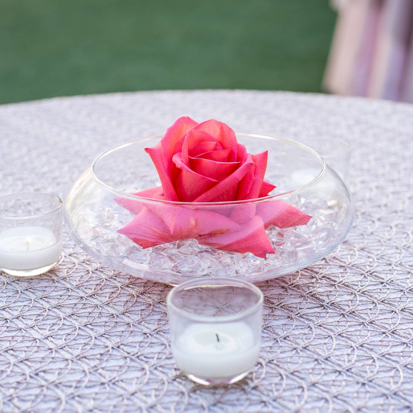 Low Floral Bowl 8" x 3"