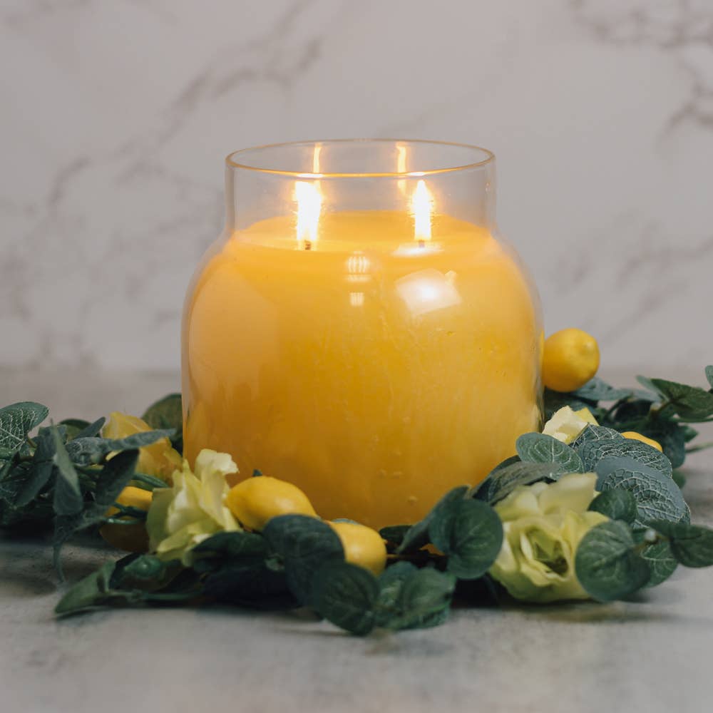 A Cheerful Giver - Eucalyptus Lemon Rose Candle Ring