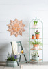 Sage Round Four Tier Plant Stand