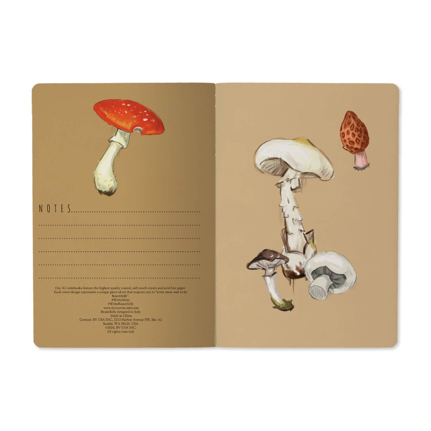 N Mushrooms White 8.25"