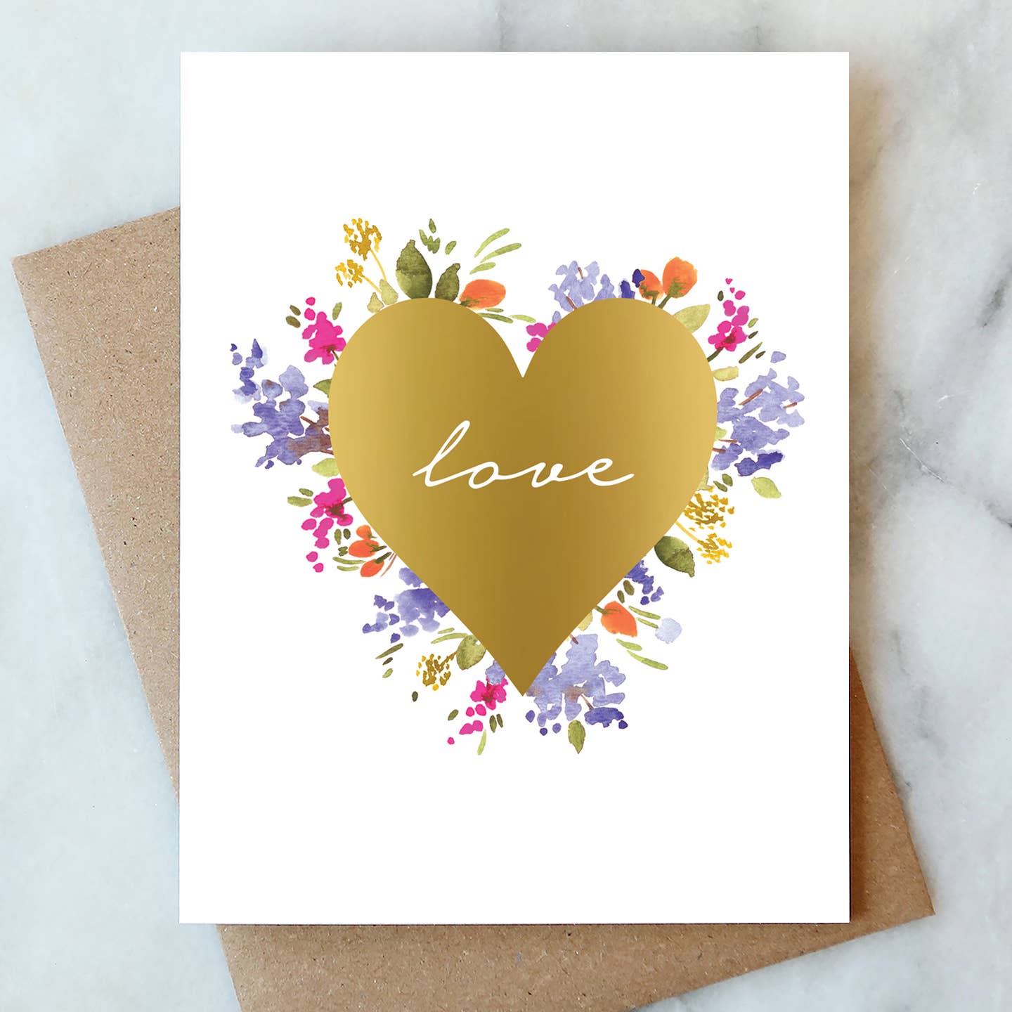 Love Floral Greeting Card | Valentine Love Friendship