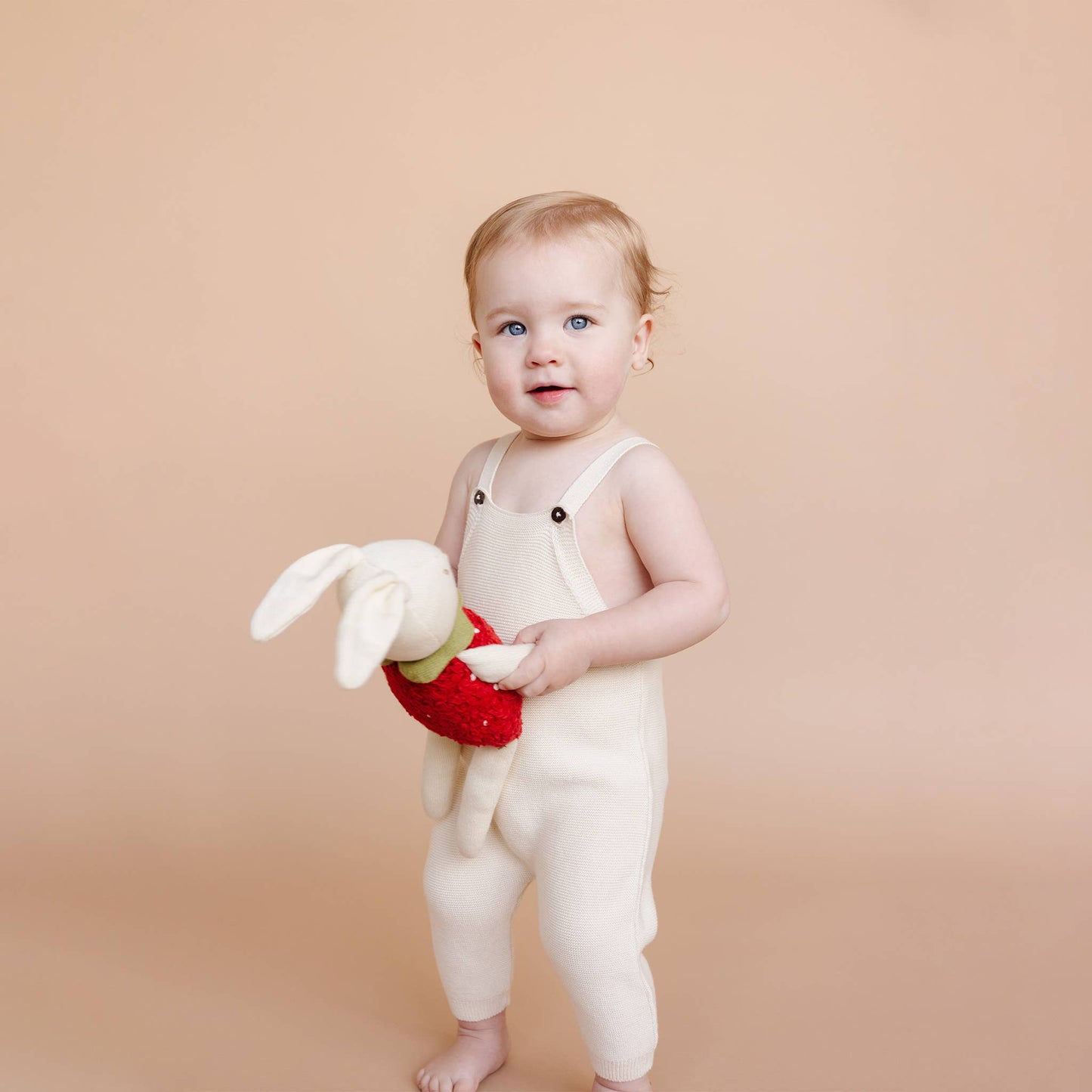 Bunny Strawberry Plushie Baby Kids Toy Stuffed Animal Spring