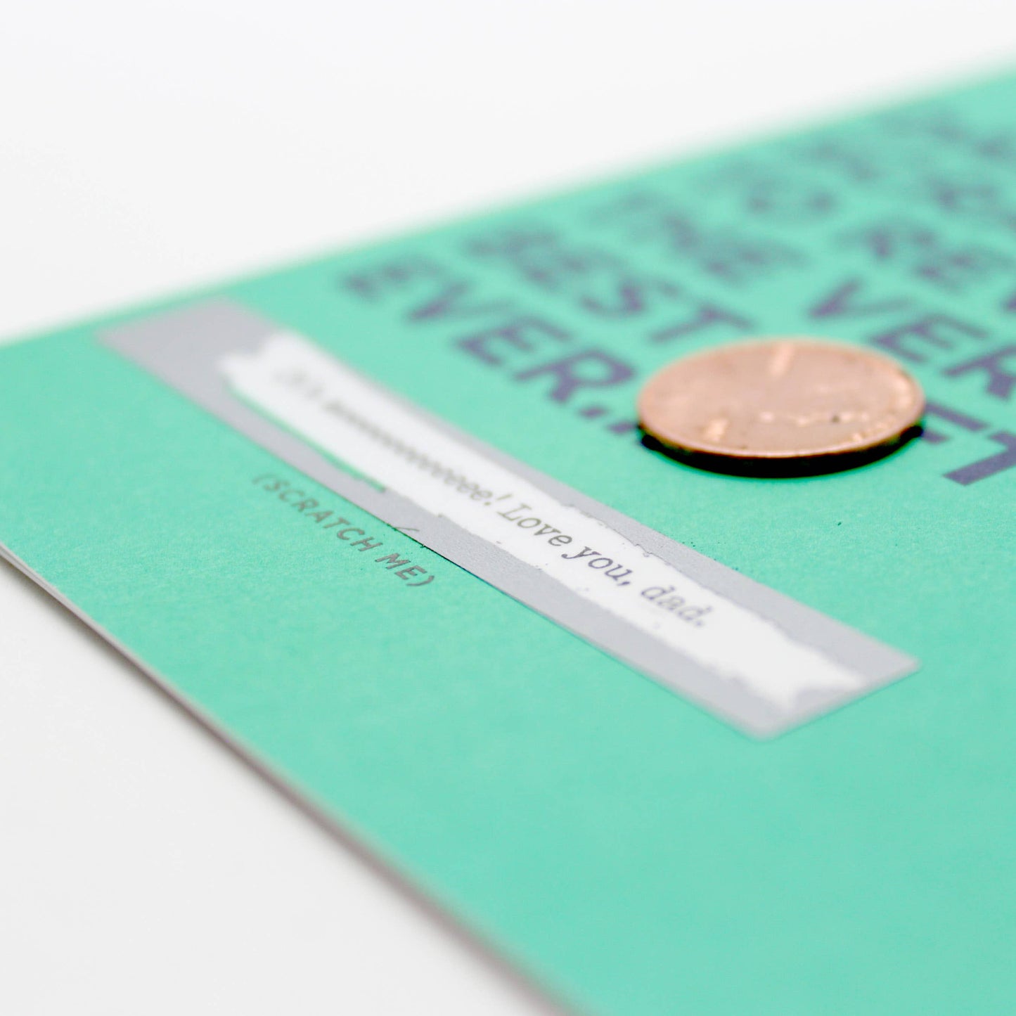 Scratch-off Card - Best Gift Ever - Father's Day/Birthday