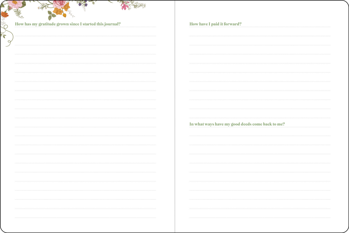 Give Thanks Journal
