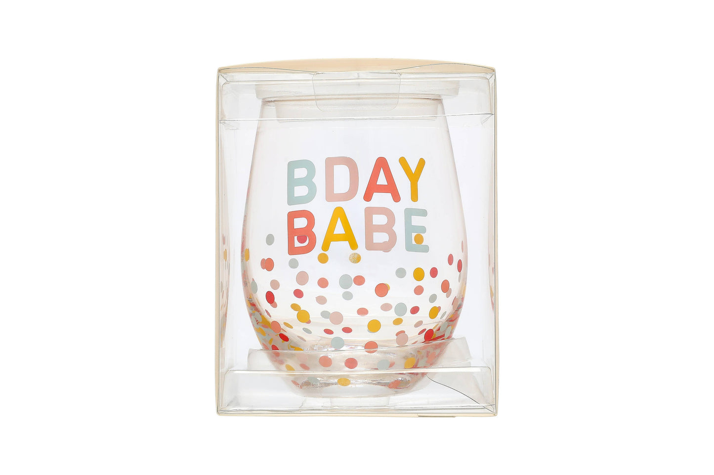 Birthday Babe Wine Glass
