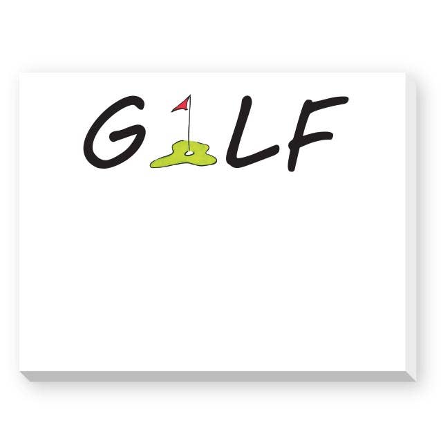 GOLF DITTIE NOTEPAD