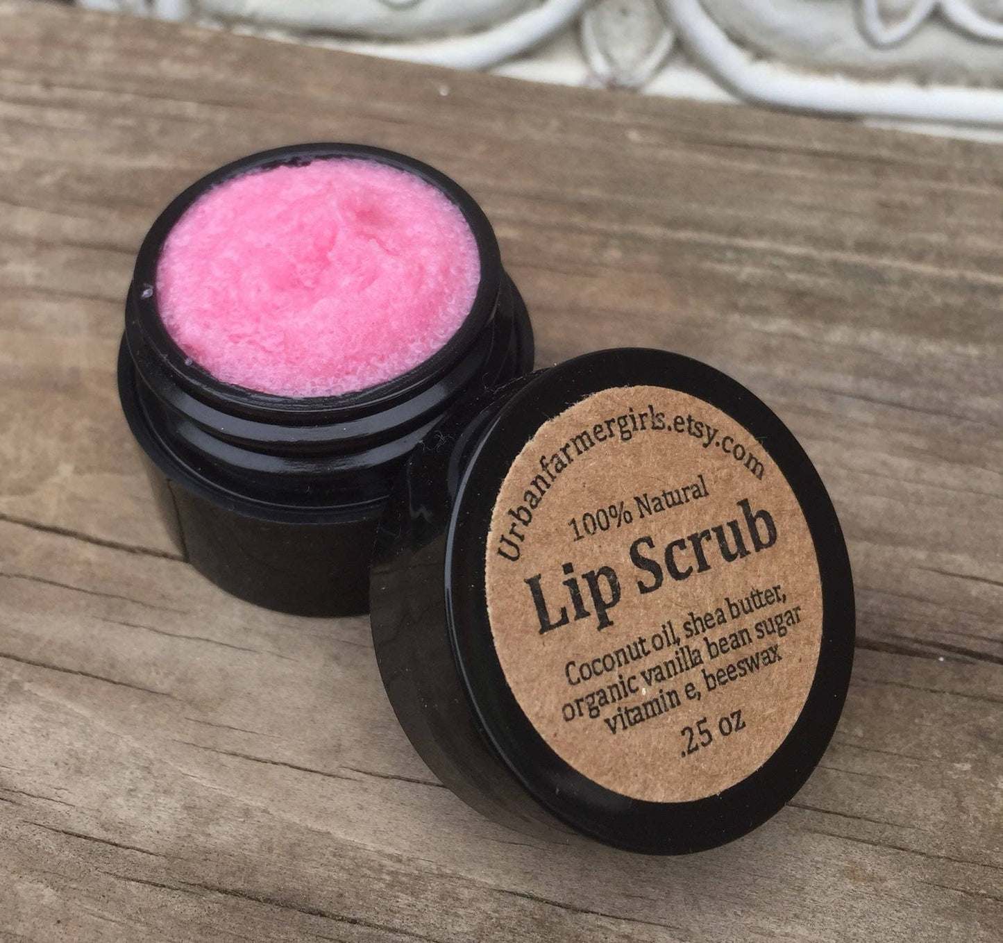 Exfoliante labial Cherry Berry de 1 oz, hidratante y abrillantador