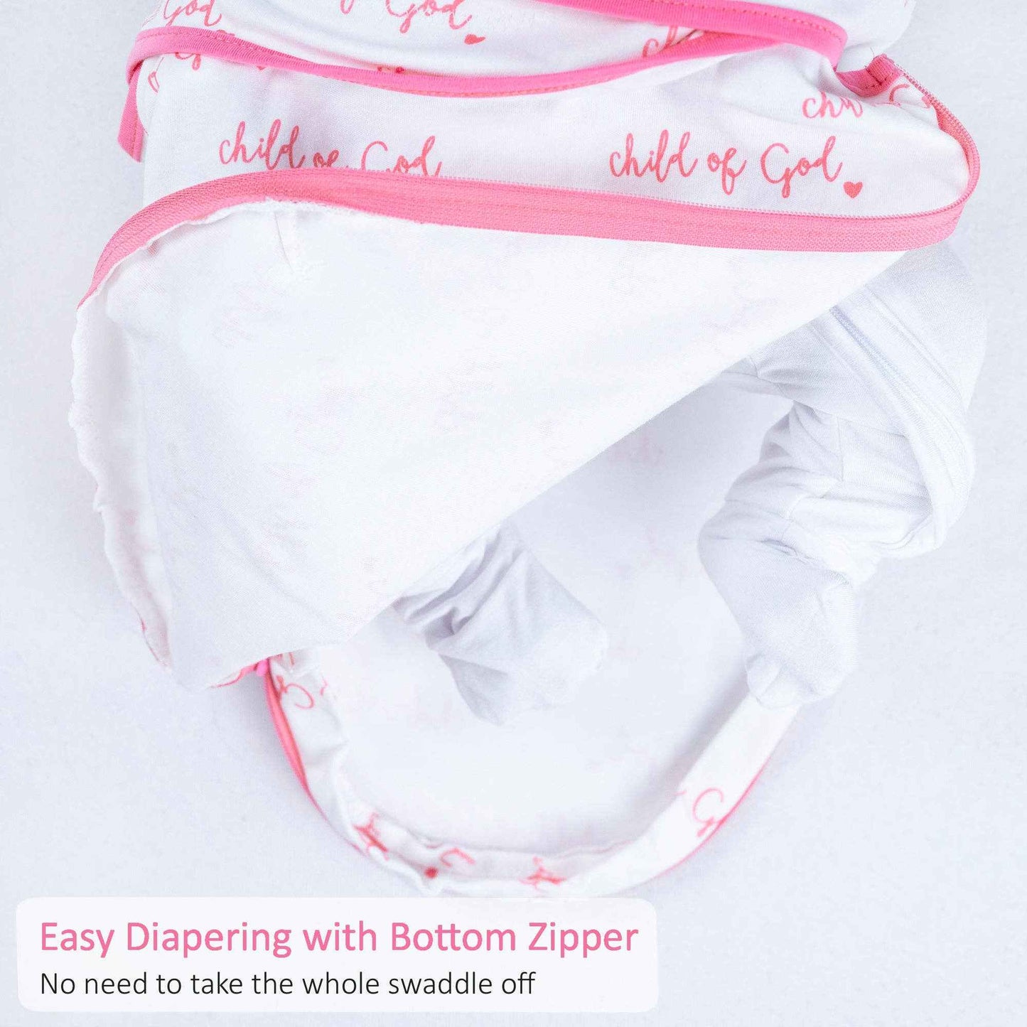 LollyBanks - Child of God - Pink Swaddle Sack