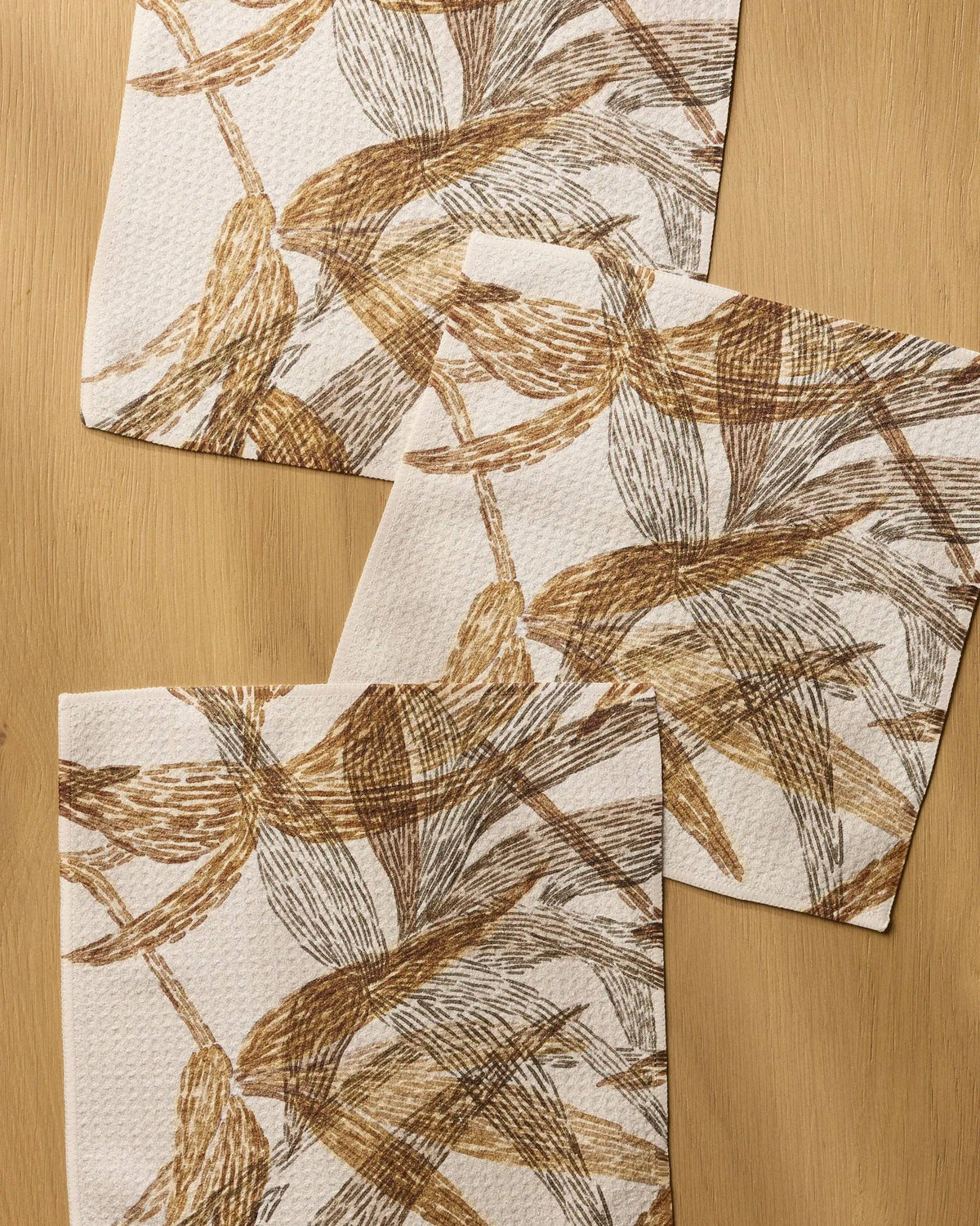 Amber Wildflower Dishcloth Set