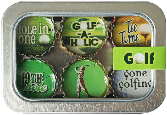 Golf Magnets - spring decor, Handmade & Eco-friendly