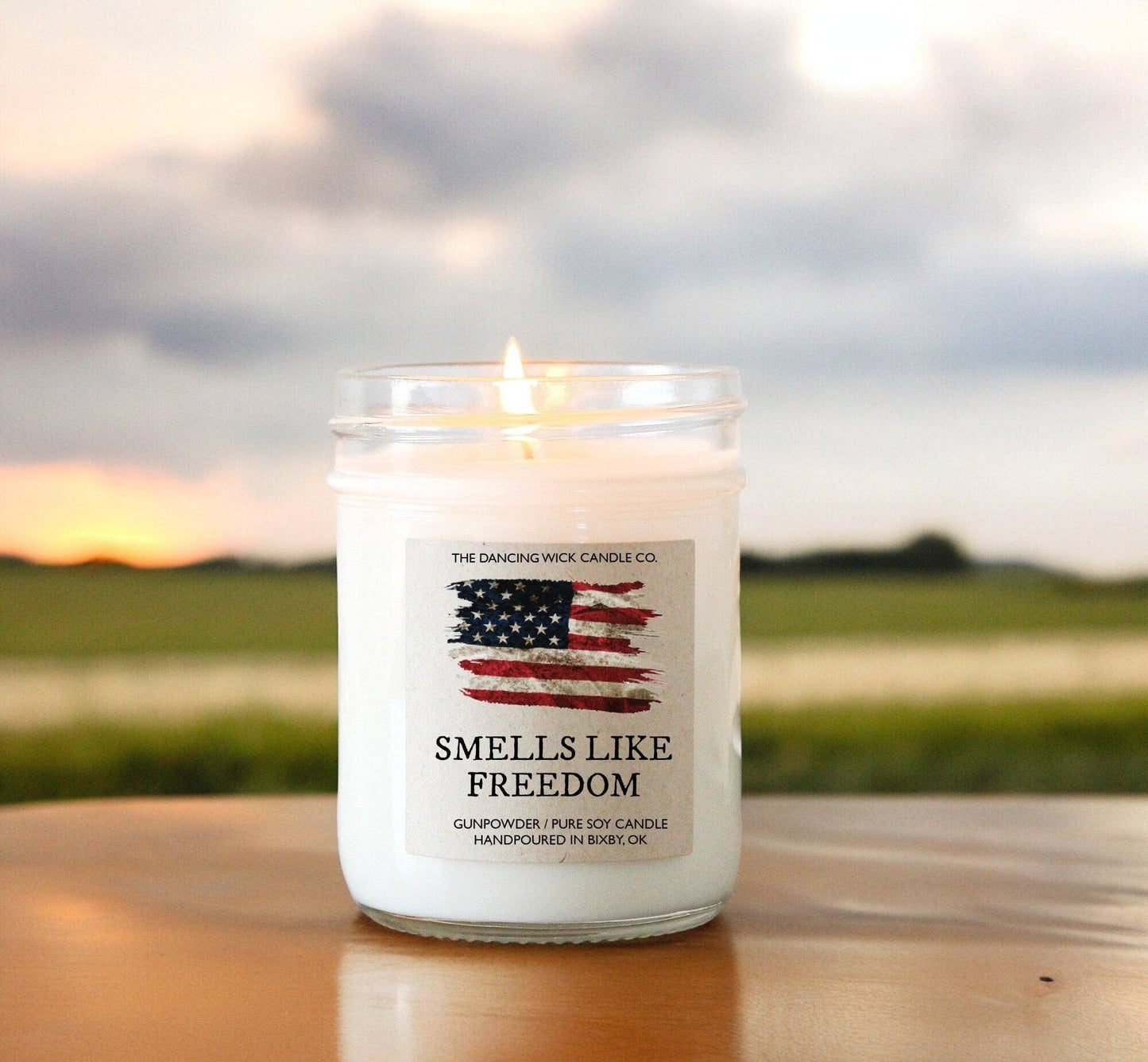 Smells Like Freedom Soy Candle / 4th of July / Military Gift
