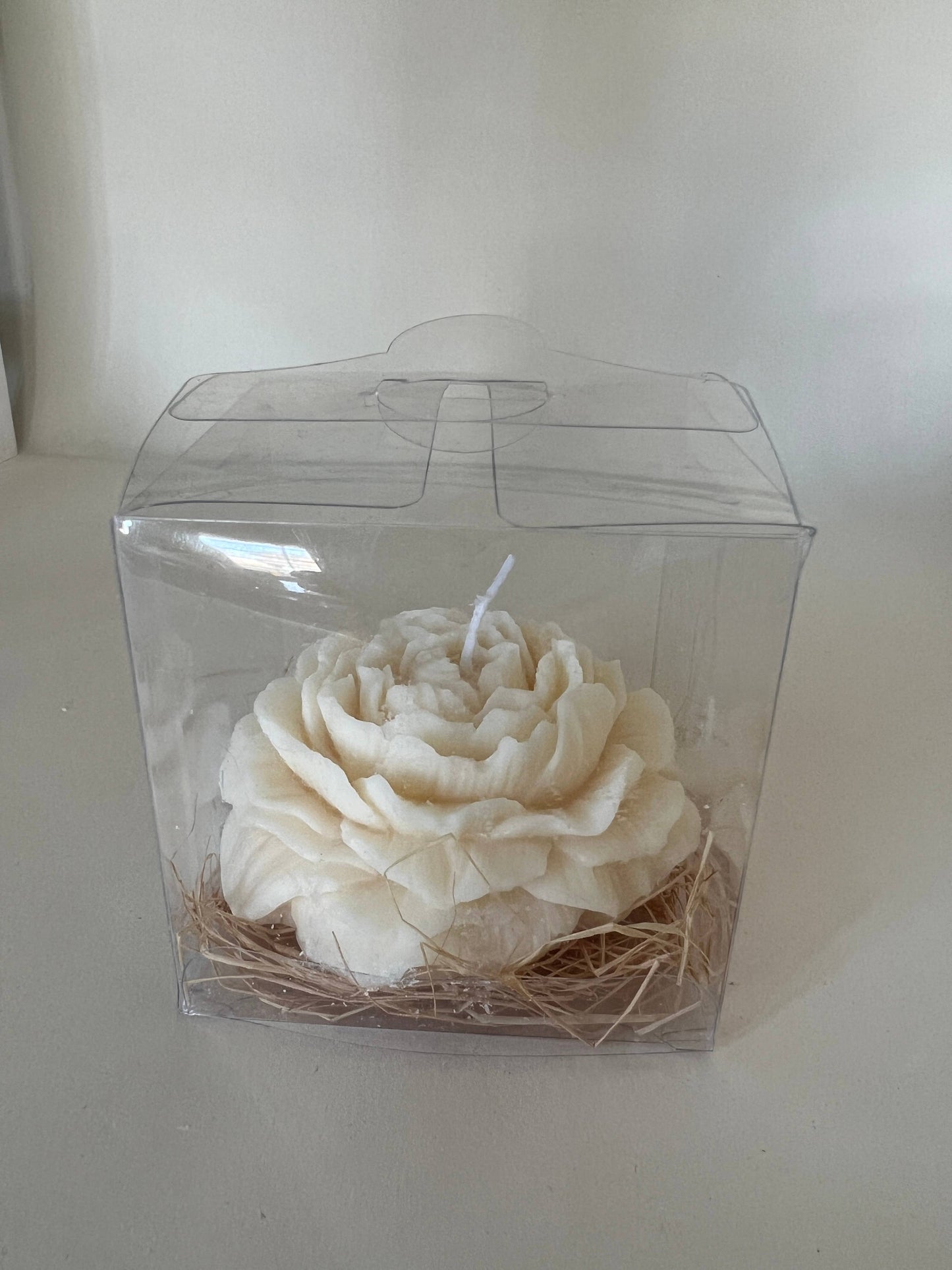 Vela de flor de peonía