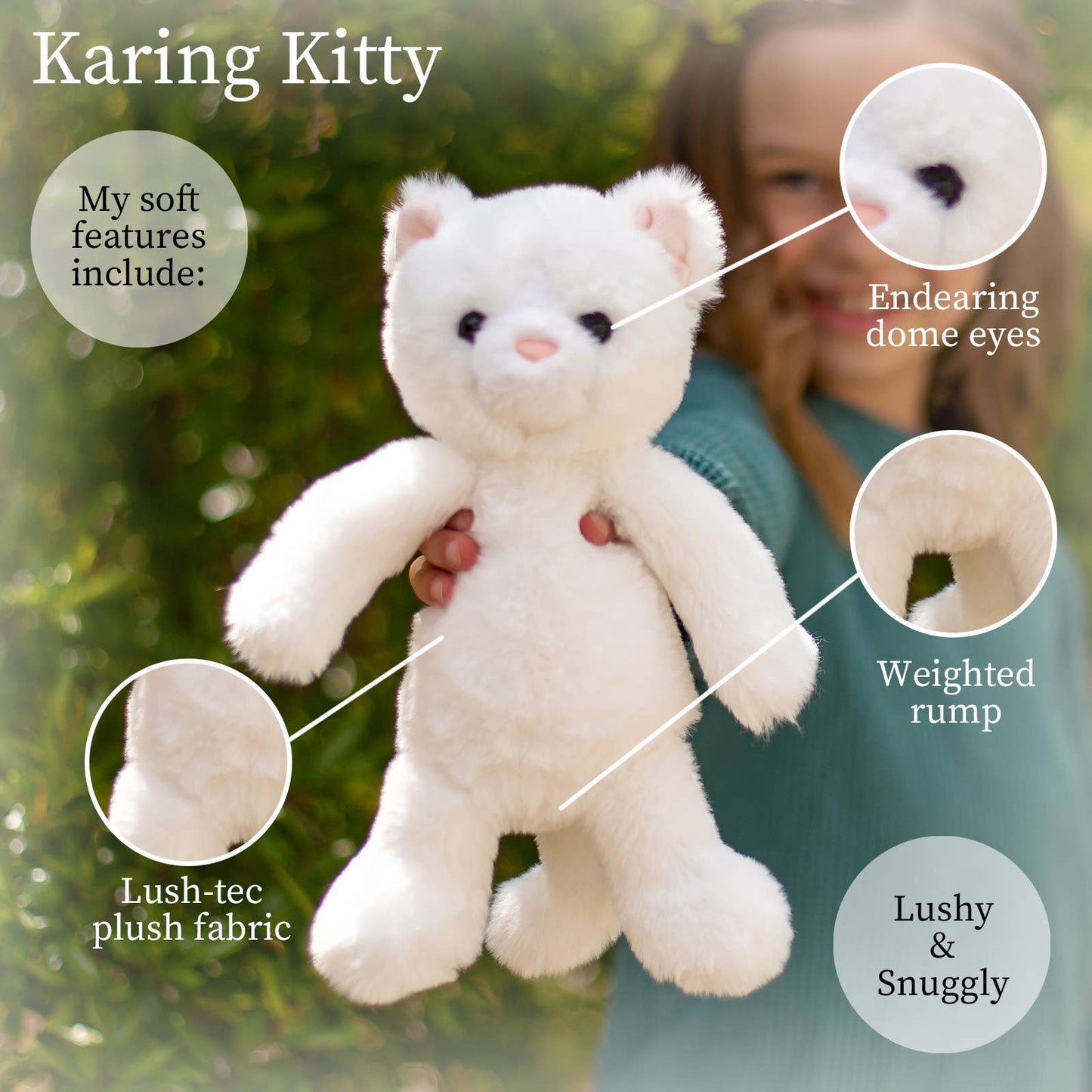 10 in - White Kitten