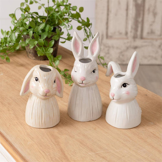 Bud Vases - Bunnies -assorted-each sold separately
