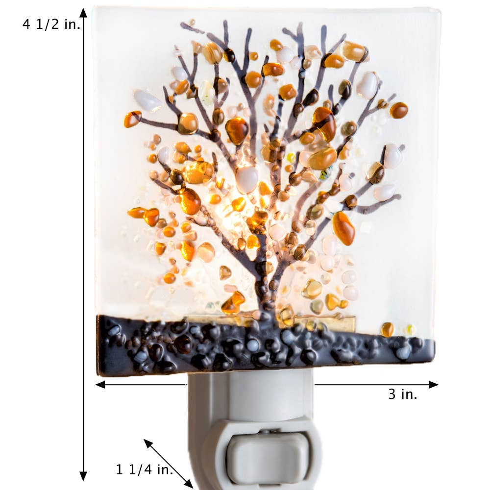 Tree Fused Fall Night Light