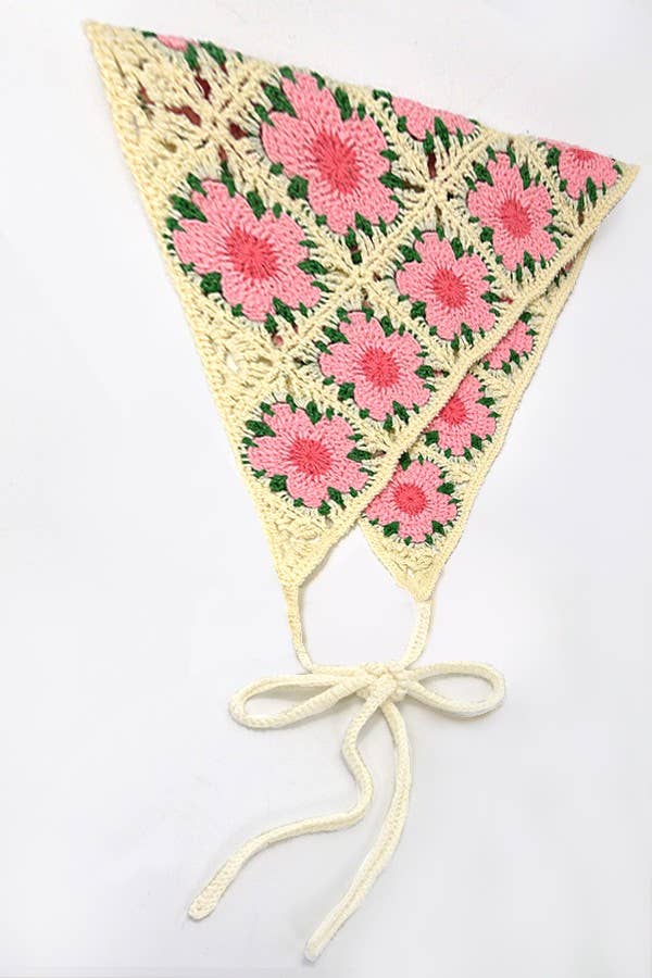 FLOWER HAIR SCARF HAIR BAND