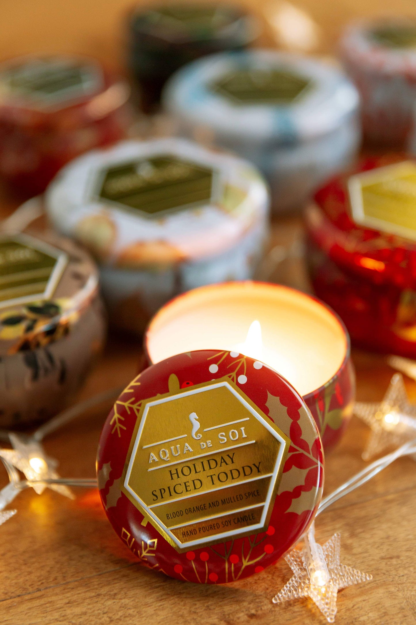 The SOi Company - Lata de vela Mistletoe & Holly 4oz Aqua De SOi