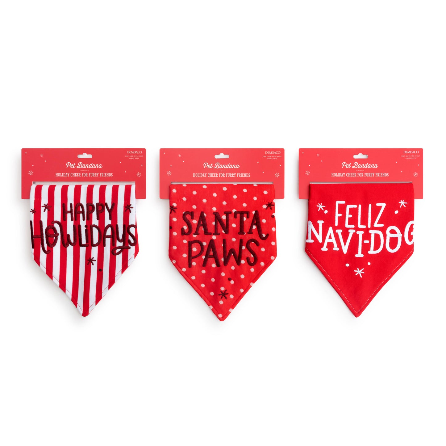 Howlidays Dog Bandanas