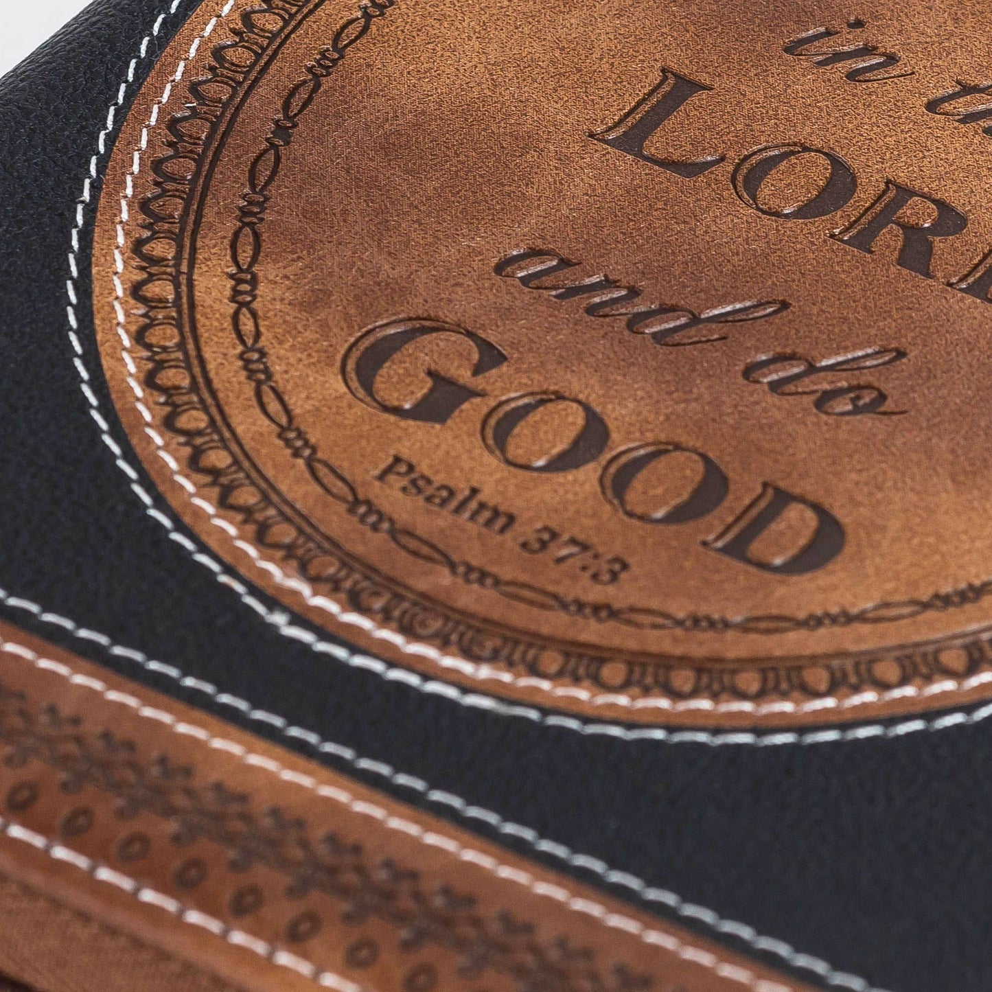 Divinity Boutique - Brown & Black Zippered Journal: Trust