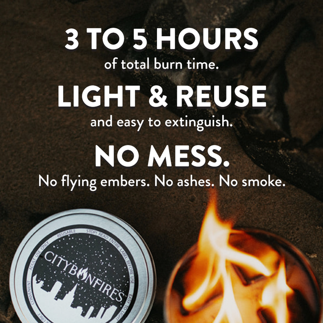 Portable Fire Pits - City Bonfire - Valentine's Day Limited Edition
