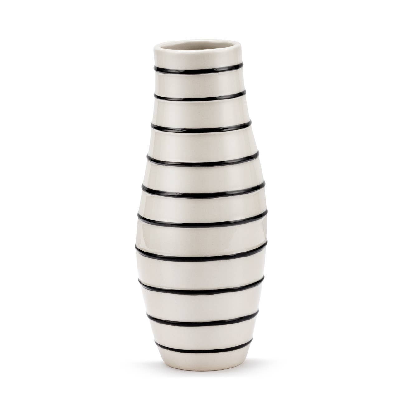 Striped Large Vase