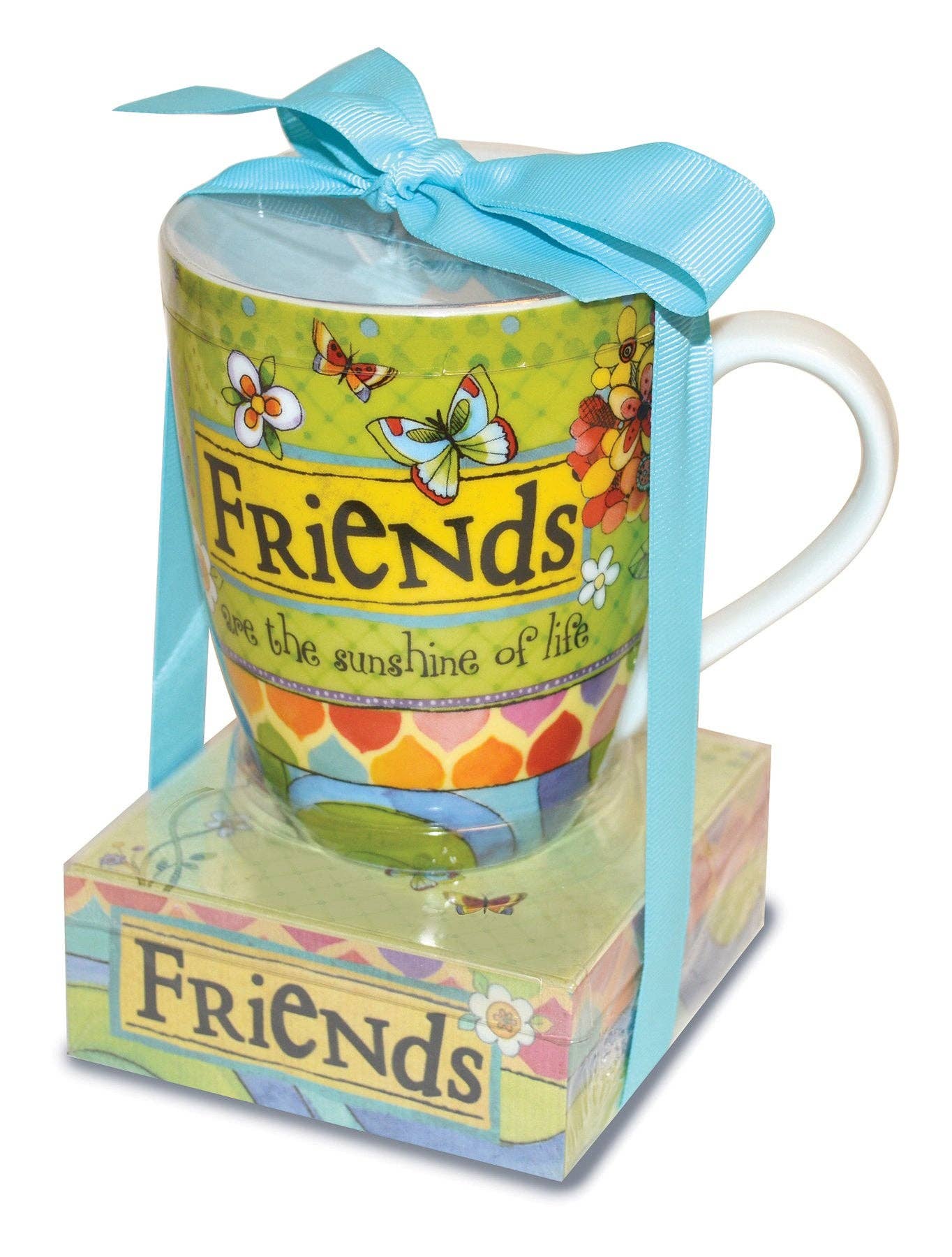Set de regalo de taza y bloc de notas para amigos: Amigos