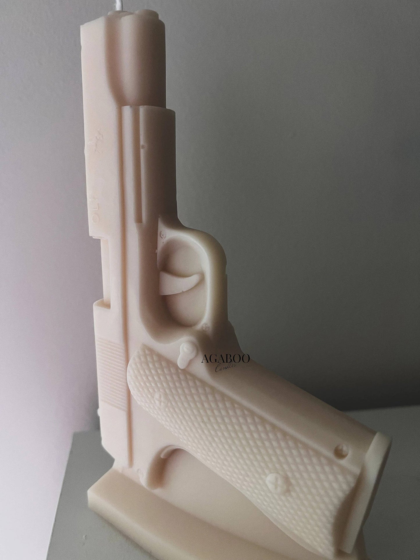 Gun Candle 7x4.5in - Funny