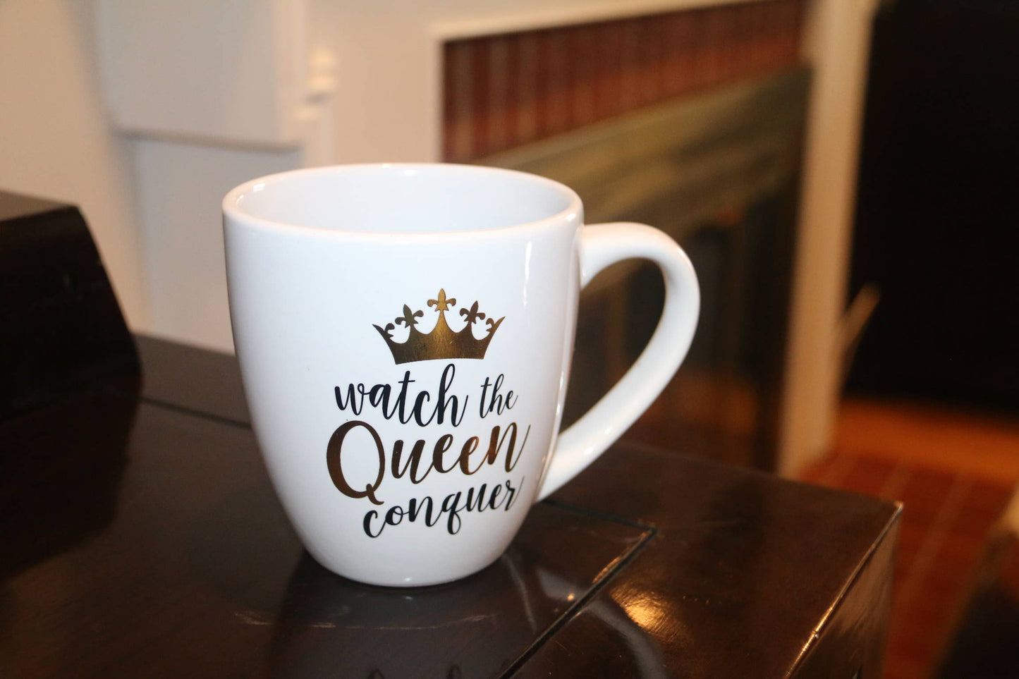 Mug & Wine Glass Set Mom/Queen