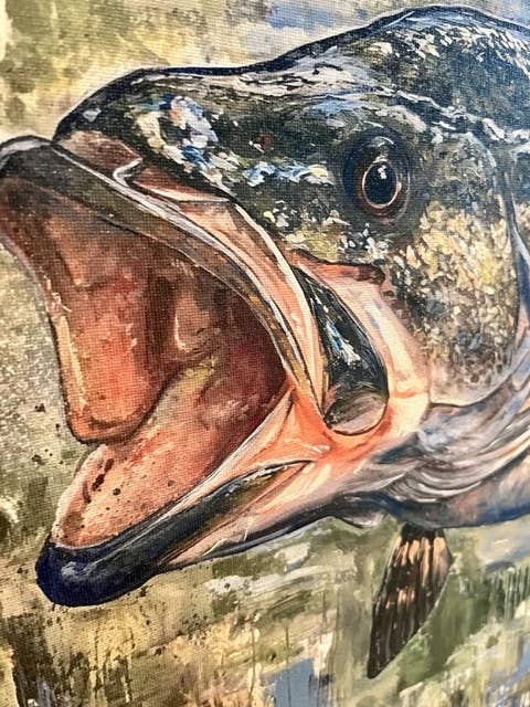 Fish Canvas Art 10"
