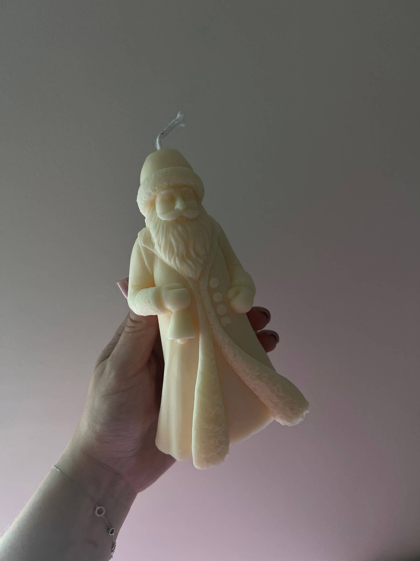 Santa Claus Candle 6.5x3.5in - Christmas