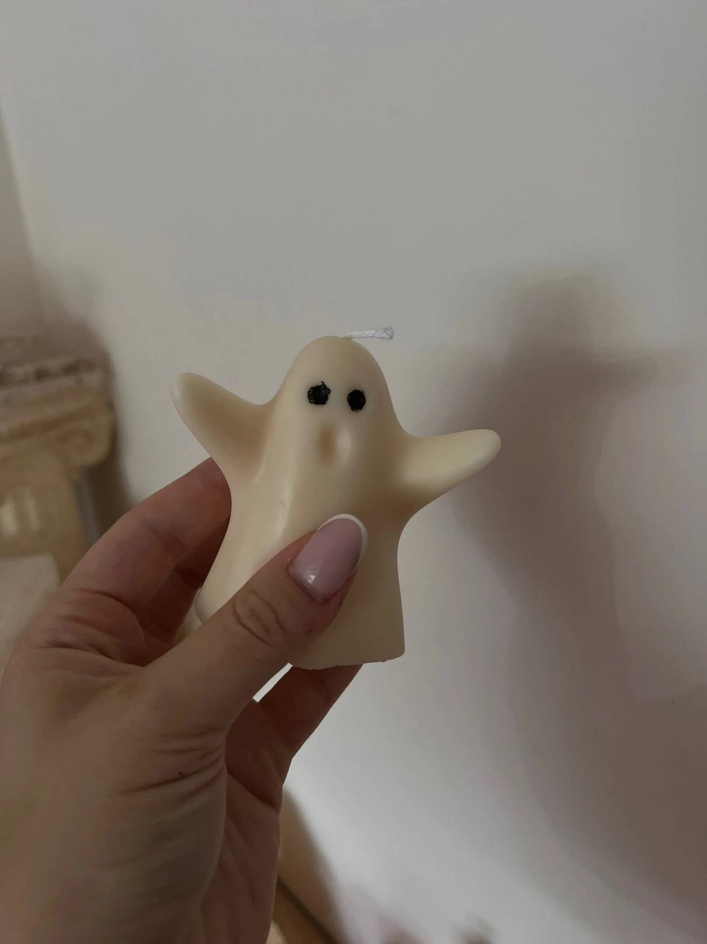 Halloween Cute Ghosts Candle 3x3in