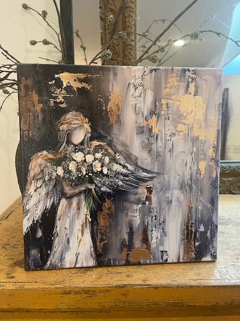 Angel Canvas Art 12" #2