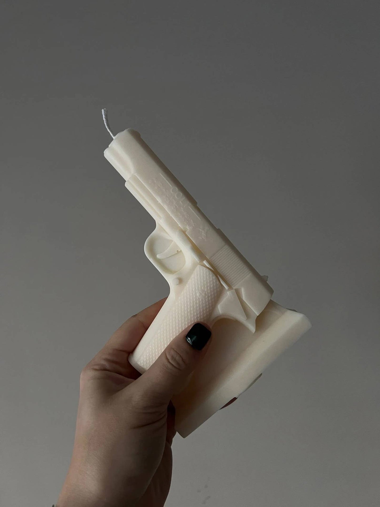 Gun Candle 7x4.5in - Funny