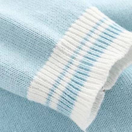 Baby Quarter Knitted College Style Rompers