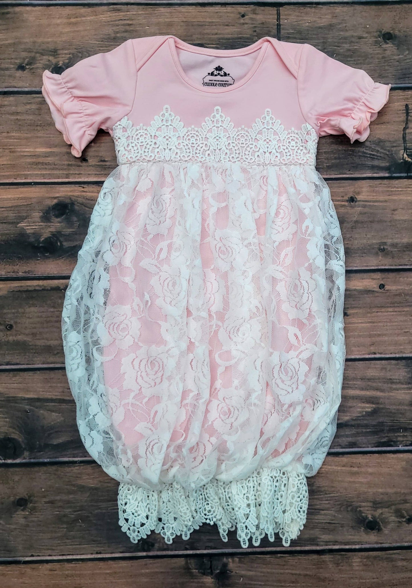 Bubble sack gown