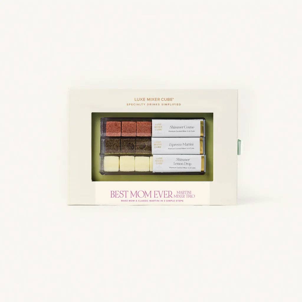 Best Mom Ever Martini Mixer Set - 3 Gourmet Flavors