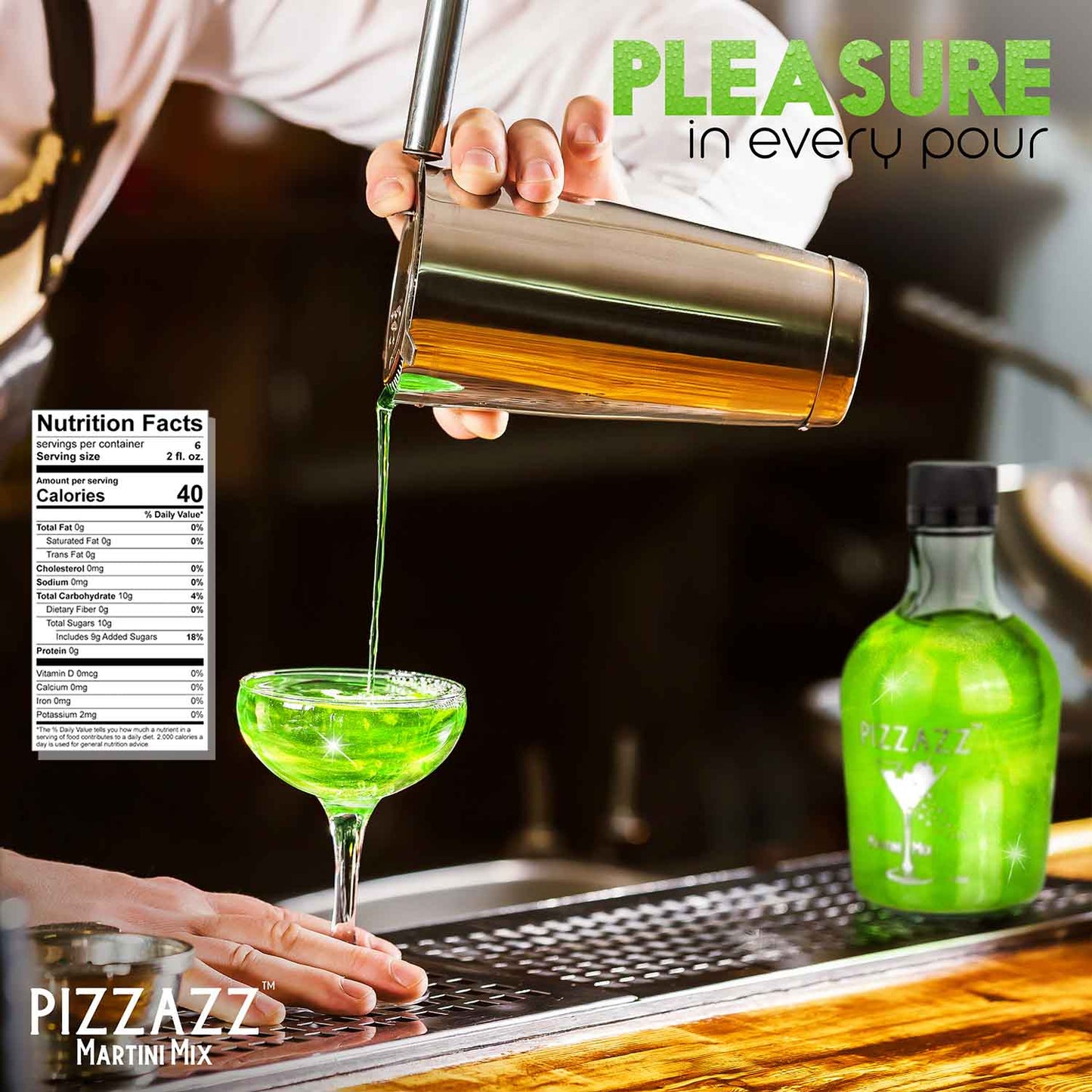 ThousandOaksBarrelCo. - Pizzazz Martini Mix- Appletini
